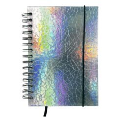 AGENDA PERMANENTE HOLOGRAFICO BRANCO A5 15X21CM 160 FOLHAS - WINCY