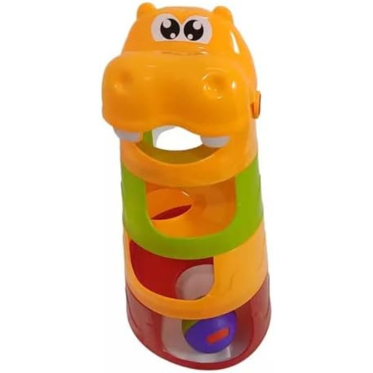 BRINQUEDO TORRE HIPOPOTAMO COLORIDO PARA BEBES - JXP BRINK - Image 5