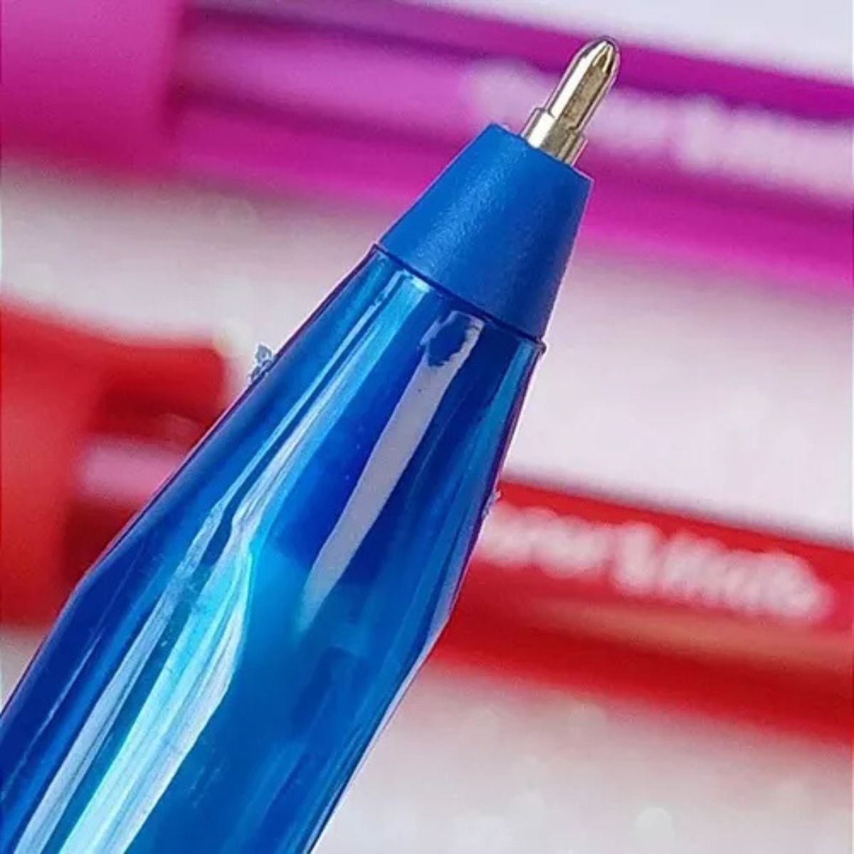 CANETA ESFEROGRAFICA KILOMETRICA PONTA 1MM BLISTER 8 CORES - PAPER MATE - Image 4