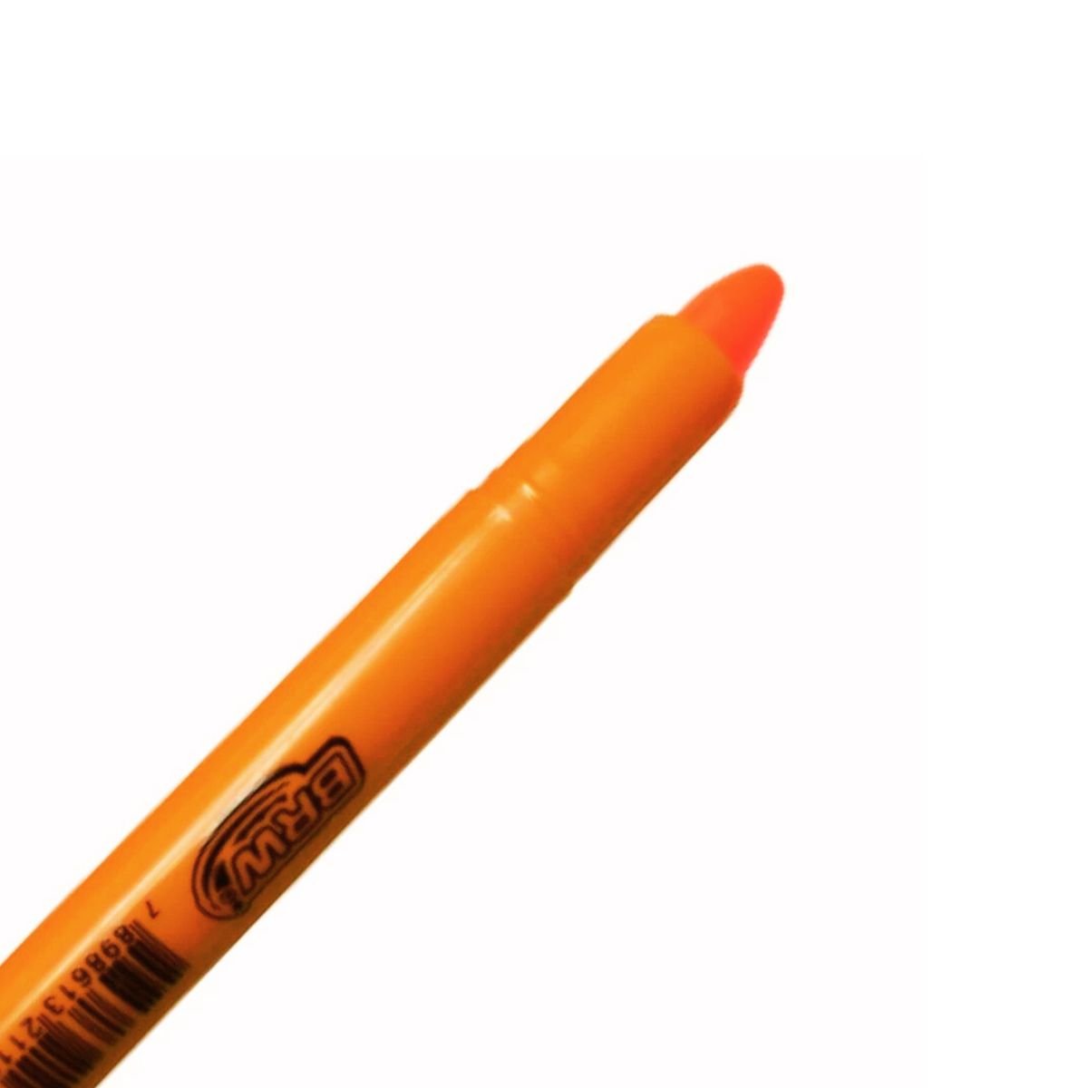 CANETA MARCA TEXTO EM GEL RETRATIL COR LARANJA FLUORESCENTE CX 12 UNIDADES - BRW - Image 7
