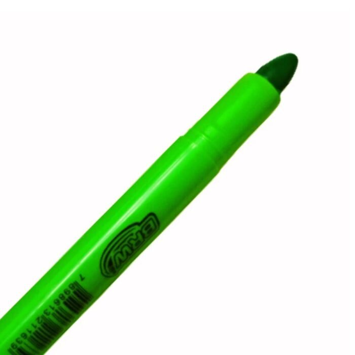 CANETA MARCA TEXTO EM GEL RETRATIL COR VERDE FLUORESCENTE - BRW - Image 5