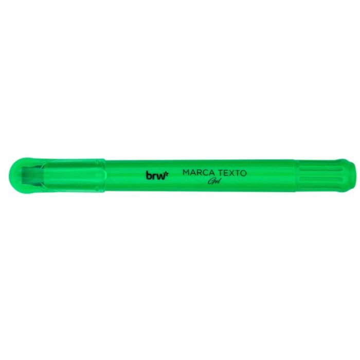 CANETA MARCA TEXTO EM GEL RETRATIL COR VERDE FLUORESCENTE CX 12 UNIDADES - BRW - Image 6