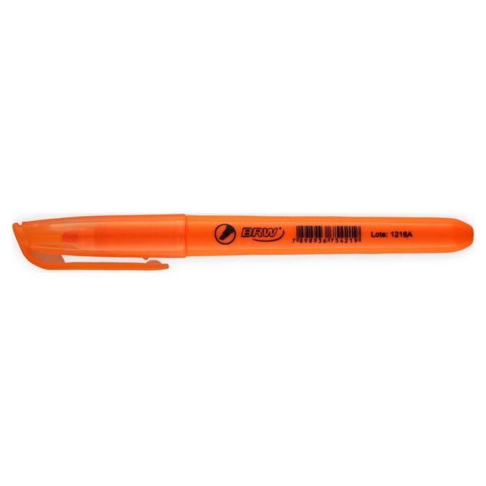 CANETA MARCA TEXTO FLUORESCENTE COR LARANJA CX 12 UNIDADES - BRW - Image 6