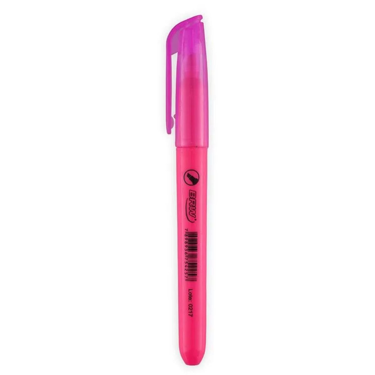 CANETA MARCA TEXTO FLUORESCENTE COR ROSA - BRW - Image 4