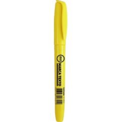 CANETA MARCA TEXTO SLIM COR AMARELO - LEONORA