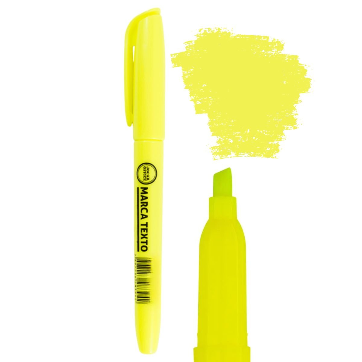 CANETA MARCA TEXTO SLIM COR AMARELO CAIXA COM 12 UNIDADES - LEONORA - Image 3
