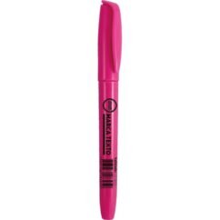 CANETA MARCA TEXTO SLIM COR ROSA - LEONORA
