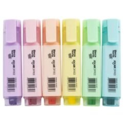 Caneta Marca Texto Trend Tons Pasteis 6 cores Jocar Office - Leonora