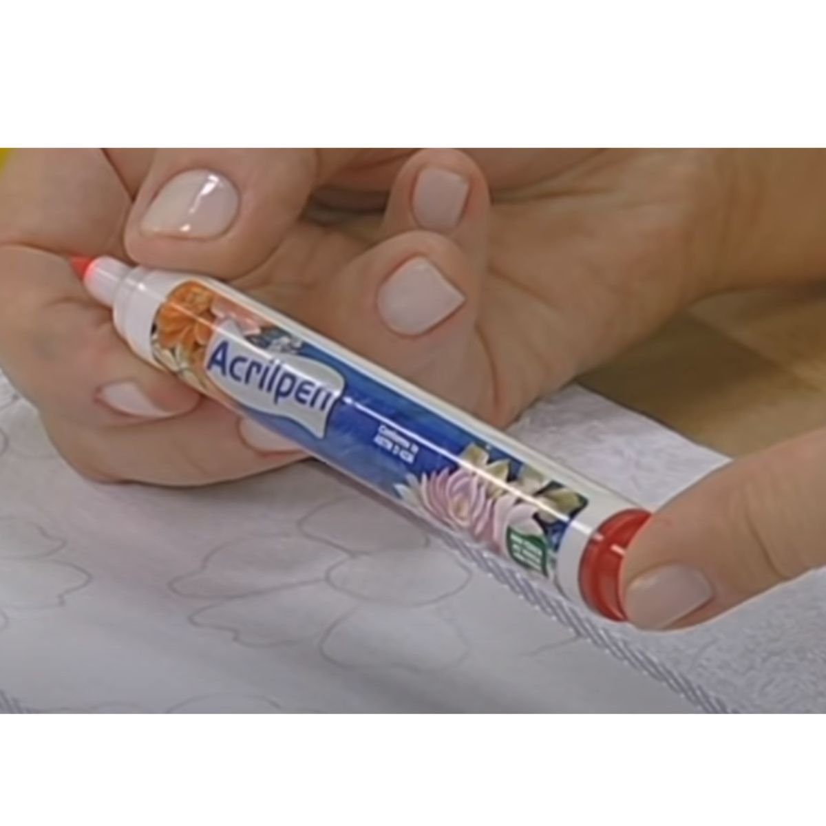 CANETA PARA TECIDO MARCADOR ACRILPEN COR PRETA - ACRILEX - Image 4