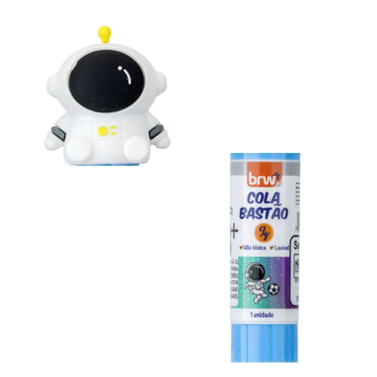 COLA EM BASTÃO COM PONTEIRA TEMATICA JOYFUL ASTRONAUTA 9G - BRW - Image 3