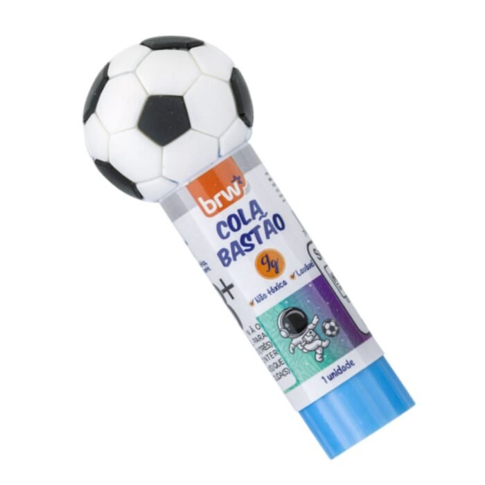 COLA EM BASTÃO COM PONTEIRA TEMATICA JOYFUL BOLA DE FUTEBOL 9G - BRW - Image 4