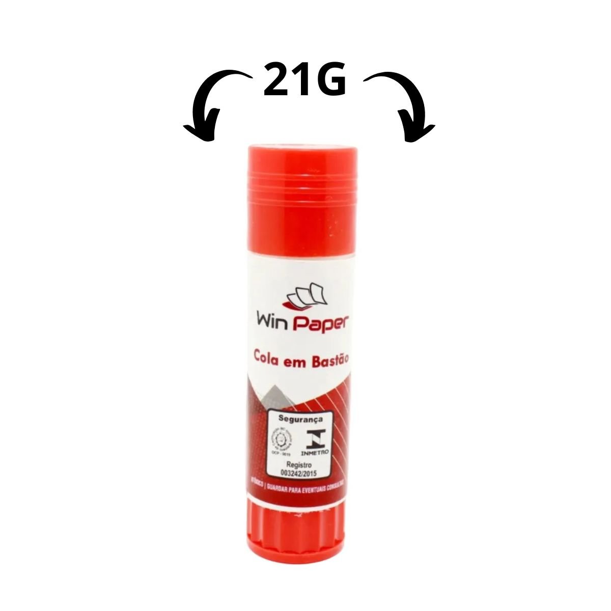 COLA EM BASTÃO PVA BRANCA BASE GIRATORIA 21G - WINCY - Image 2