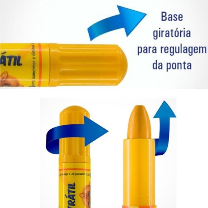 GIZ DE CERA RETRATIL E AQUARELAVEL 24 CORES - BRW - Image 2