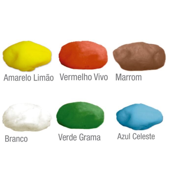 MASSINHA DE MODELAR SOFT 90G 6 CORES - ACRILEX - Image 3