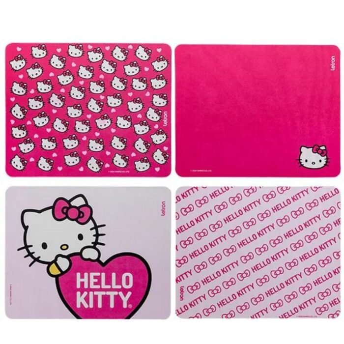 MOUSE PAD SLIM HELLO KITTY ESTAMPAS 22x18CM BLISTER 1 UNIDADE LETRON - LEONORA