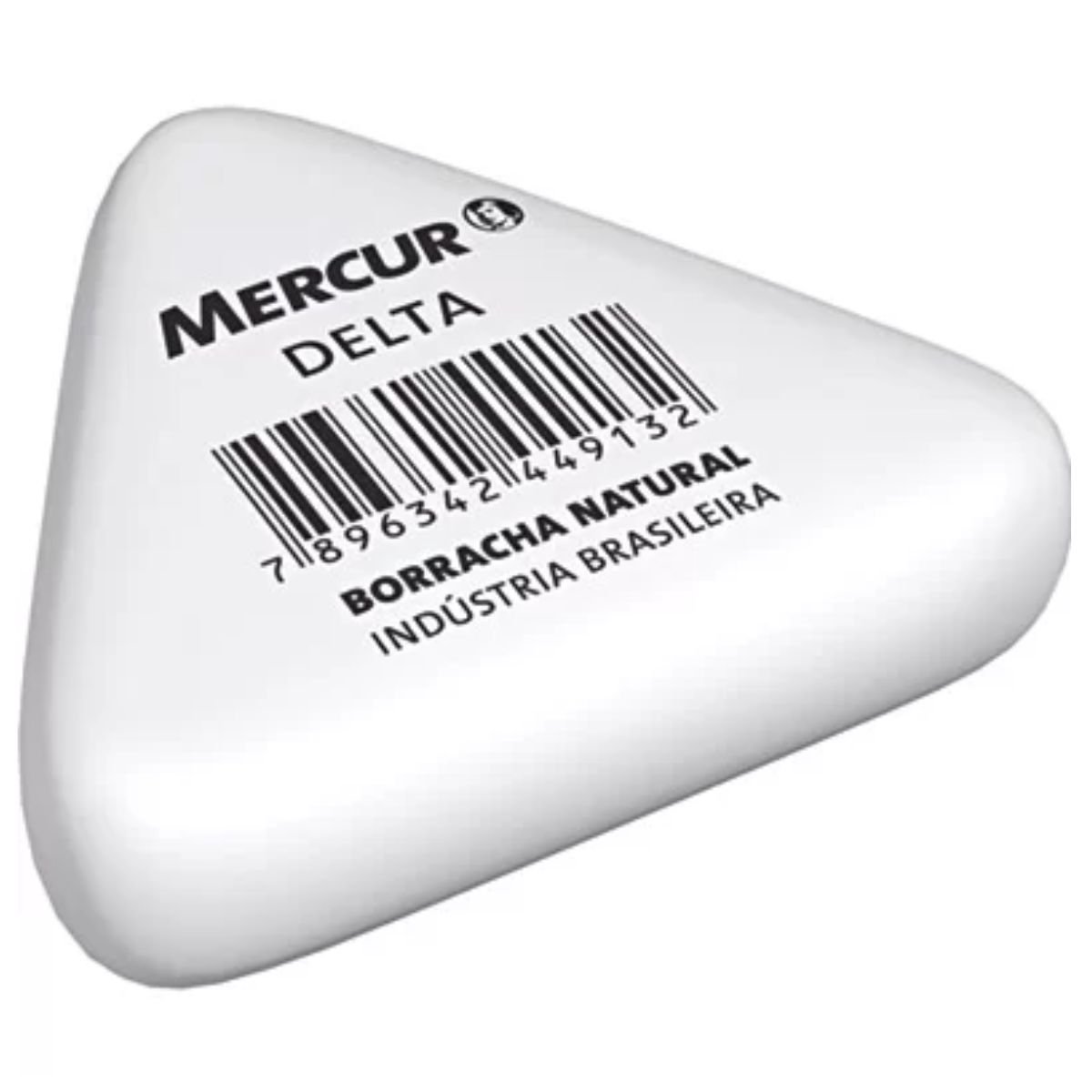 BORRACHA BRANCA TRIANGULAR DELTA 1 UNIDADE - MERCUR