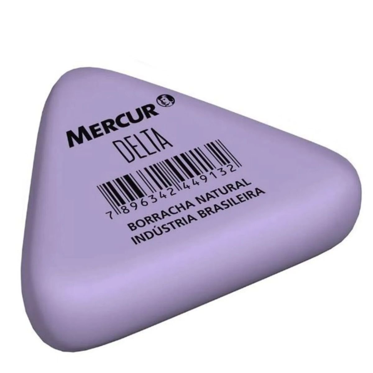 BORRACHA COLOR TRIANGULAR DELTA 1 UNIDADE - MERCUR - Image 2