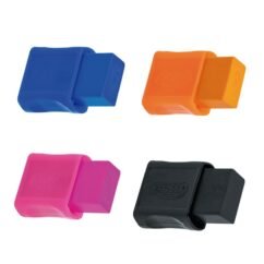 BORRACHA COLORIDA SOUL NEON COM CAPA CINTA KIT 4 UNIDADES - BRW