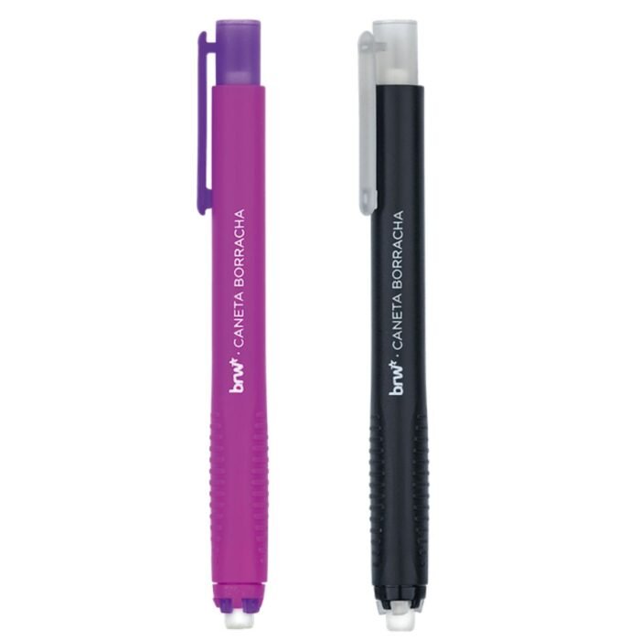 BORRACHA RETRATIL FORMATO CANETA 1 UNIDADE CORES - BRW