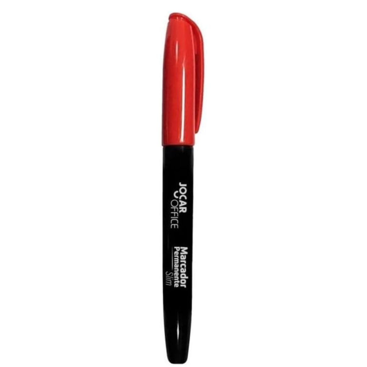 CANETA MARCADOR PERMANENTE MULTIUSO SLIM VERMELHO KIT 12 UNIDADES - LEONORA - Image 7