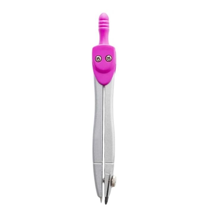 COMPASSO ESCOLAR METALICO ROSA - LEONORA