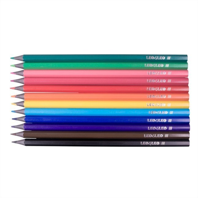 LAPIS DE COR SEXTAVADO LINHA ECO 12 CORES - LEONORA - Image 4