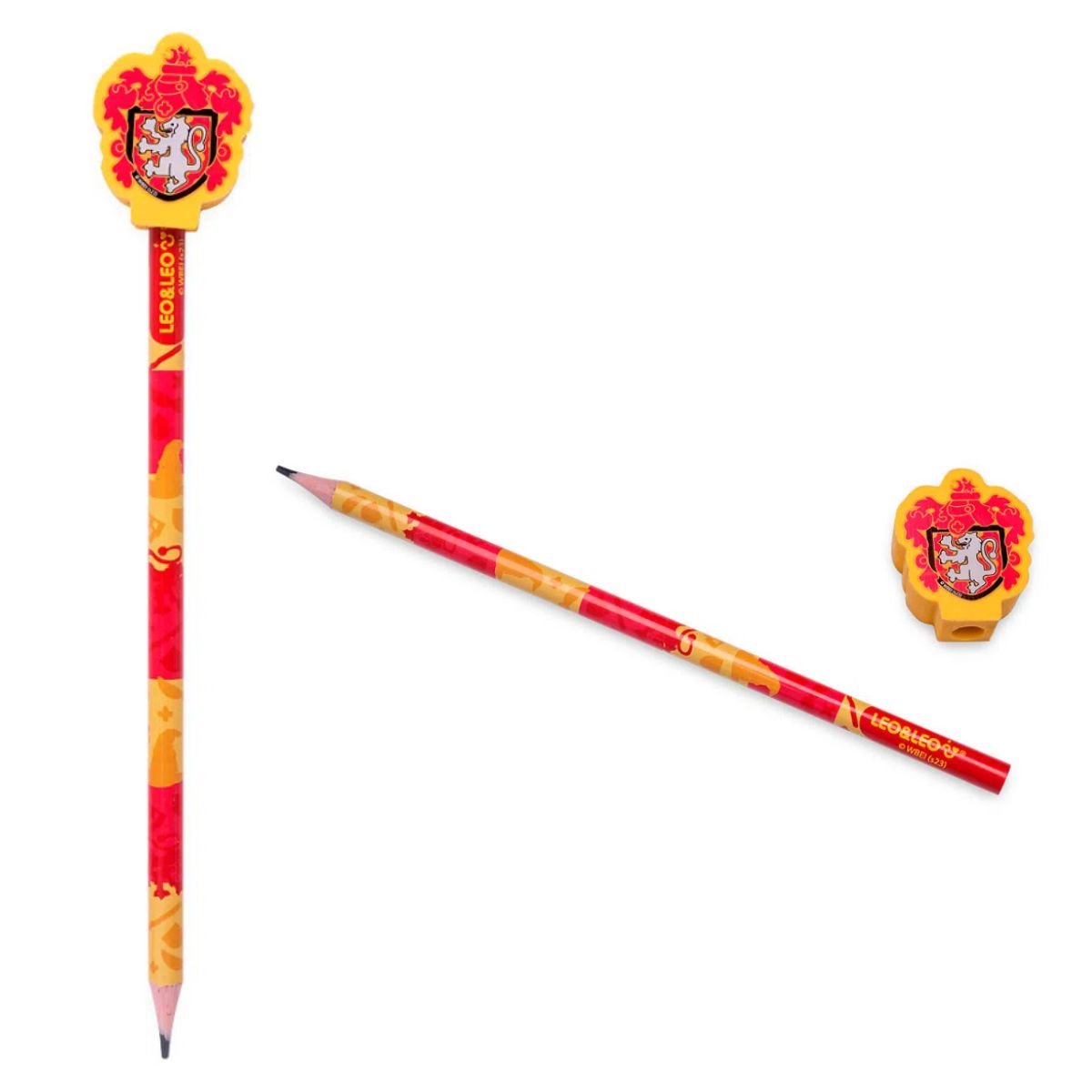 LAPIS GRAFITE HB COM BORRACHA PONTEIRA DECORADA HARRY POTTER KIT 4 UNIDADES - LEONORA - Image 5