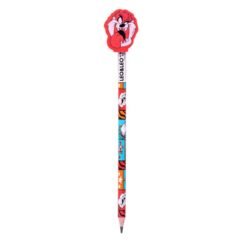 LAPIS GRAFITE HB COM BORRACHA PONTEIRA DECORADA LOONEY TUNES TAZ - LEONORA