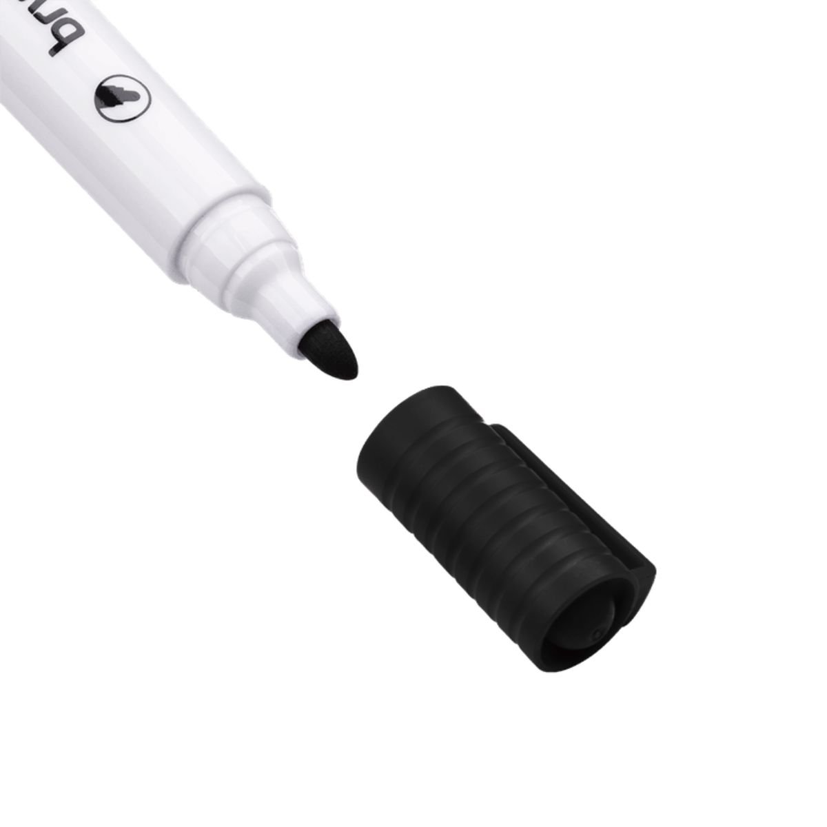 MARCADOR PINCEL PARA QUADRO BRANCO PRETO COM PONTA REDONDA - BRW - Image 3