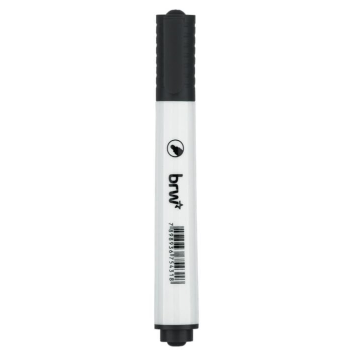MARCADOR PINCEL PARA QUADRO BRANCO PRETO COM PONTA REDONDA - BRW - Image 5