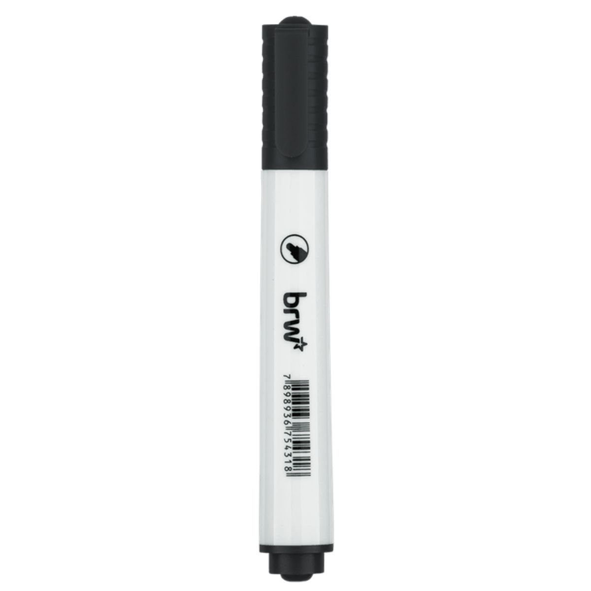 MARCADOR PINCEL PARA QUADRO BRANCO PRETO COM PONTA REDONDA - BRW - Image 5