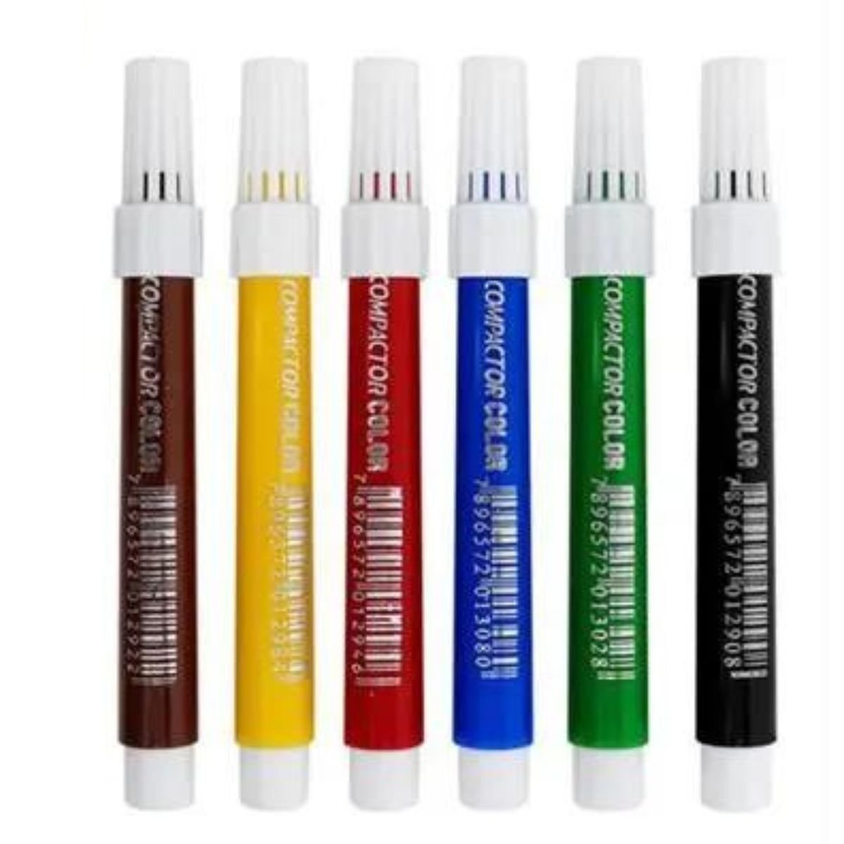 PINCEL MARCADOR ARTISTICO JUMBO COLOR 6 CORES - COMPACTOR - Image 2