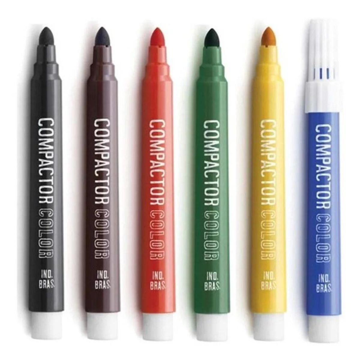 PINCEL MARCADOR ARTISTICO JUMBO COLOR 6 CORES - COMPACTOR - Image 4