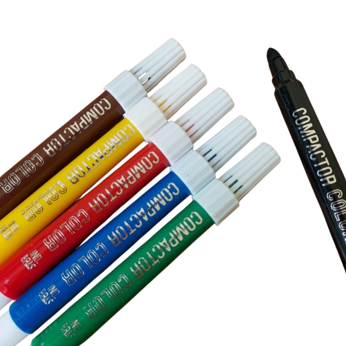 PINCEL MARCADOR ARTISTICO JUMBO COLOR 6 CORES - COMPACTOR - Image 8