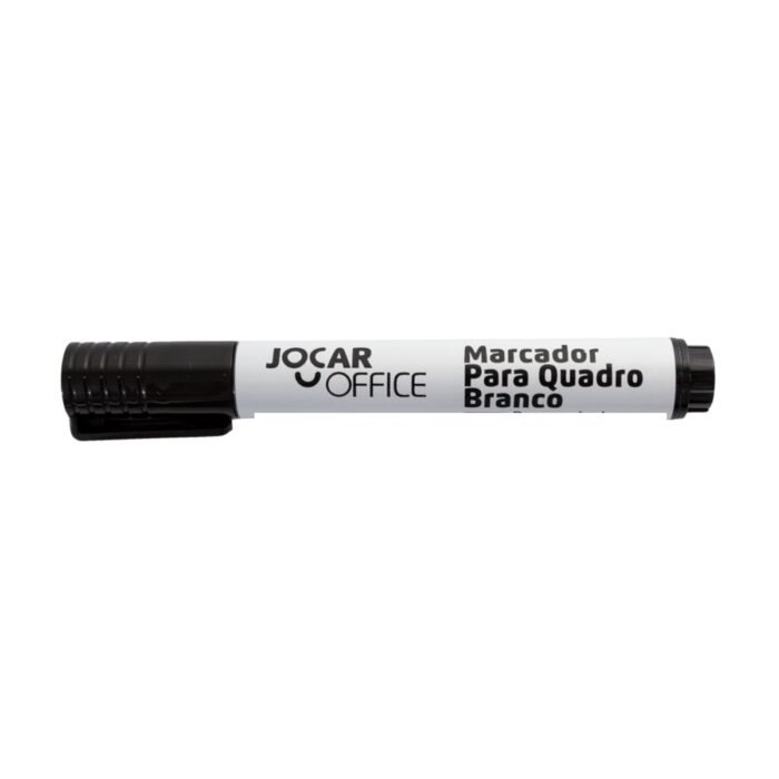 MARCADOR PINCEL PARA QUADRO BRANCO COR PRETO PONTA REDONDA - LEONORA