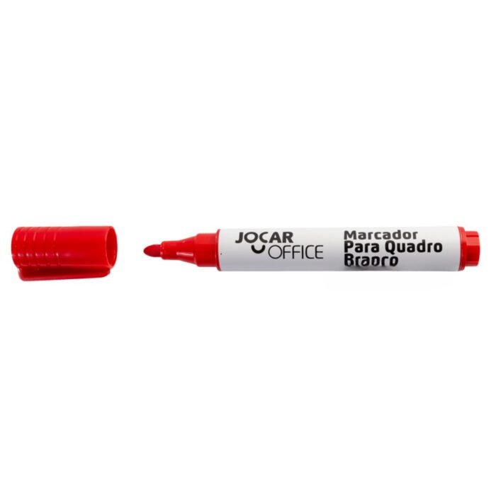 MARCADOR PINCEL PARA QUADRO BRANCO COR VERMELHO KIT 12 UNIDADES - LEONORA - Image 3