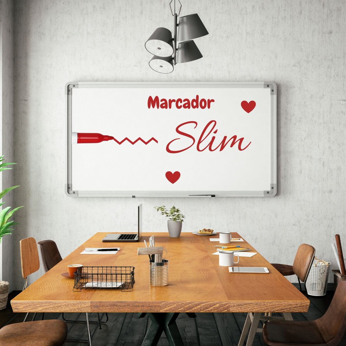 MARCADOR PINCEL PARA QUADRO BRANCO SLIM COR VERMELHO 1 UNIDADE - LEONORA - Image 3