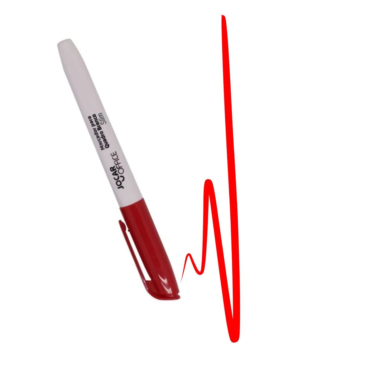 MARCADOR PINCEL PARA QUADRO BRANCO SLIM COR VERMELHO 1 UNIDADE - LEONORA - Image 5