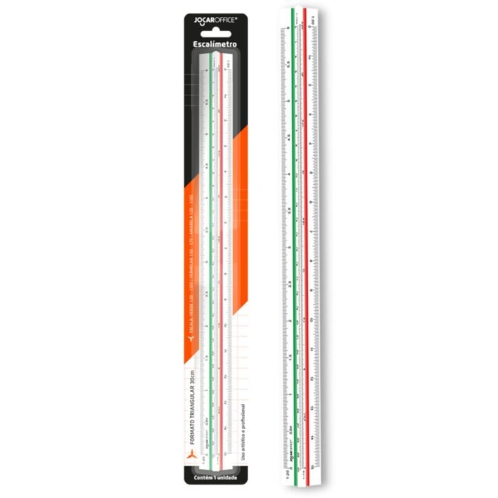 REGUA ESCALIMETRO TRIANGULAR JOCAR OFFICE 30CM 6 ESCALAS - LEONORA - Image 6