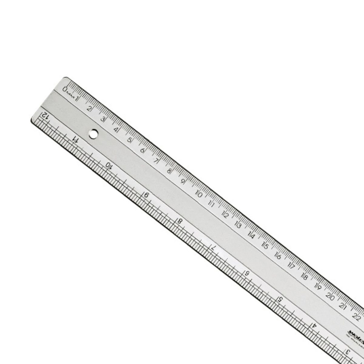 REGUA PLASTICA ESCOLAR SUPER CRISTAL 30CM - WALEU - Image 2