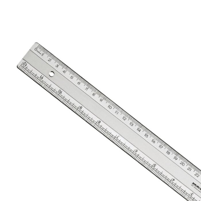 REGUA PLASTICA SUPER CRISTAL 30CM KIT 10 UNIDADES - WALEU - Image 4